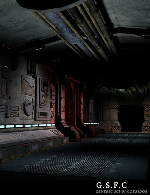 Generic Sci Fi Corridor | Daz 3D