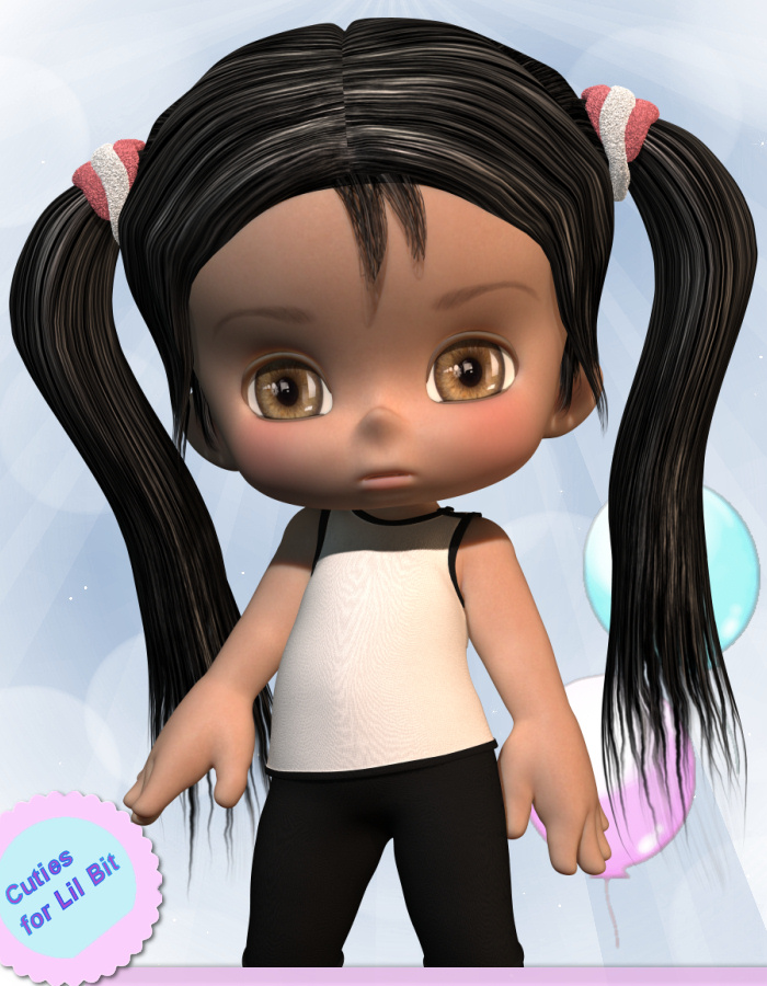 Lil ToonHair2 Lil ToonHair2 by: KarthRuntimeDNA, 3D Models by Daz 3D