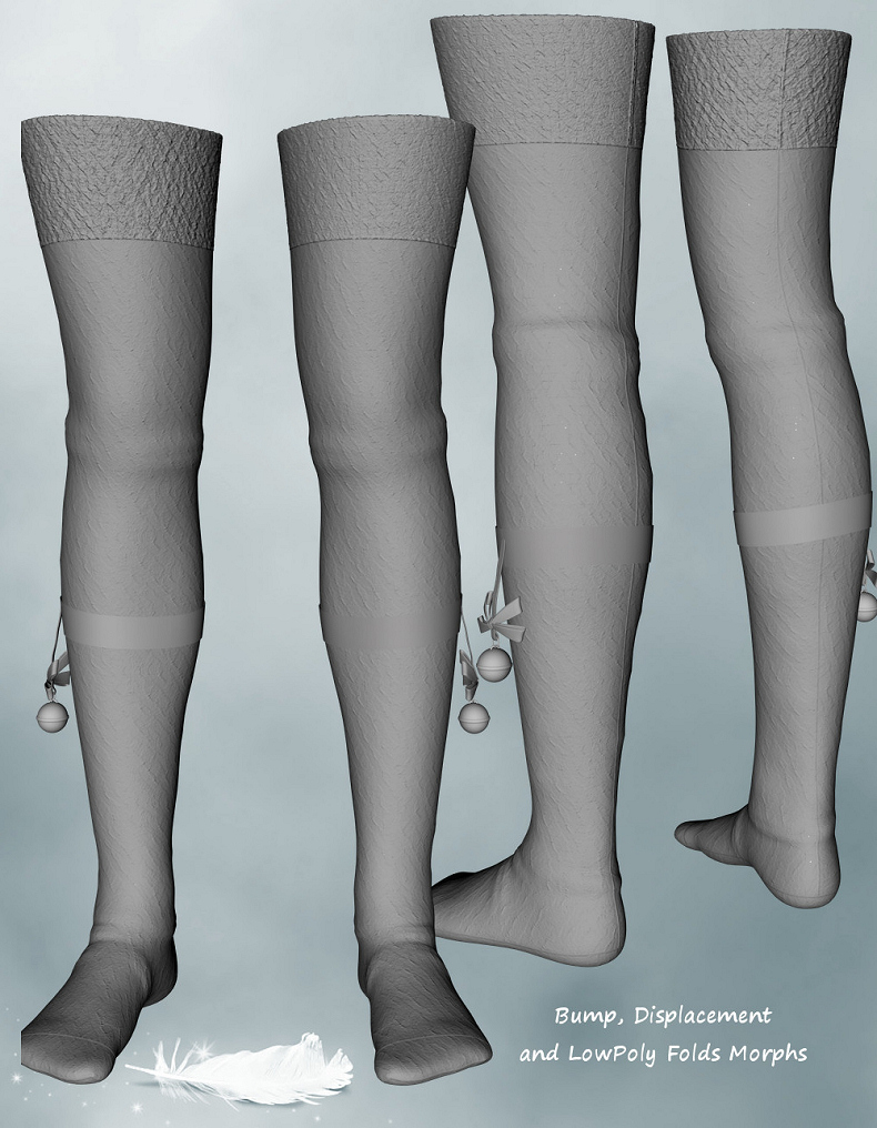 Warm X-Mas Legs for Genesis 2 Female(s) by: KarthRuntimeDNA, 3D Models by Daz 3D