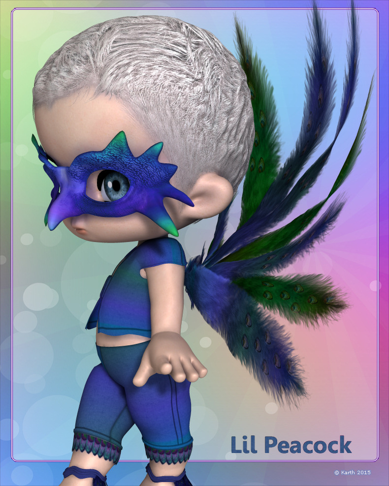 Lil Peacock Lil Peacock by: KarthRuntimeDNA, 3D Models by Daz 3D