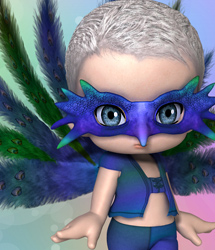 Lil Peacock Lil Peacock by: KarthRuntimeDNA, 3D Models by Daz 3D