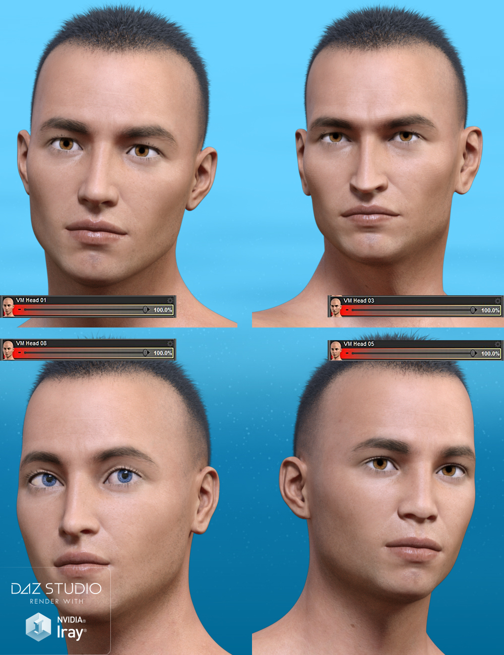 Versatile Morphs For Genesis 3 Male by: 3anson, 3D Models by Daz 3D