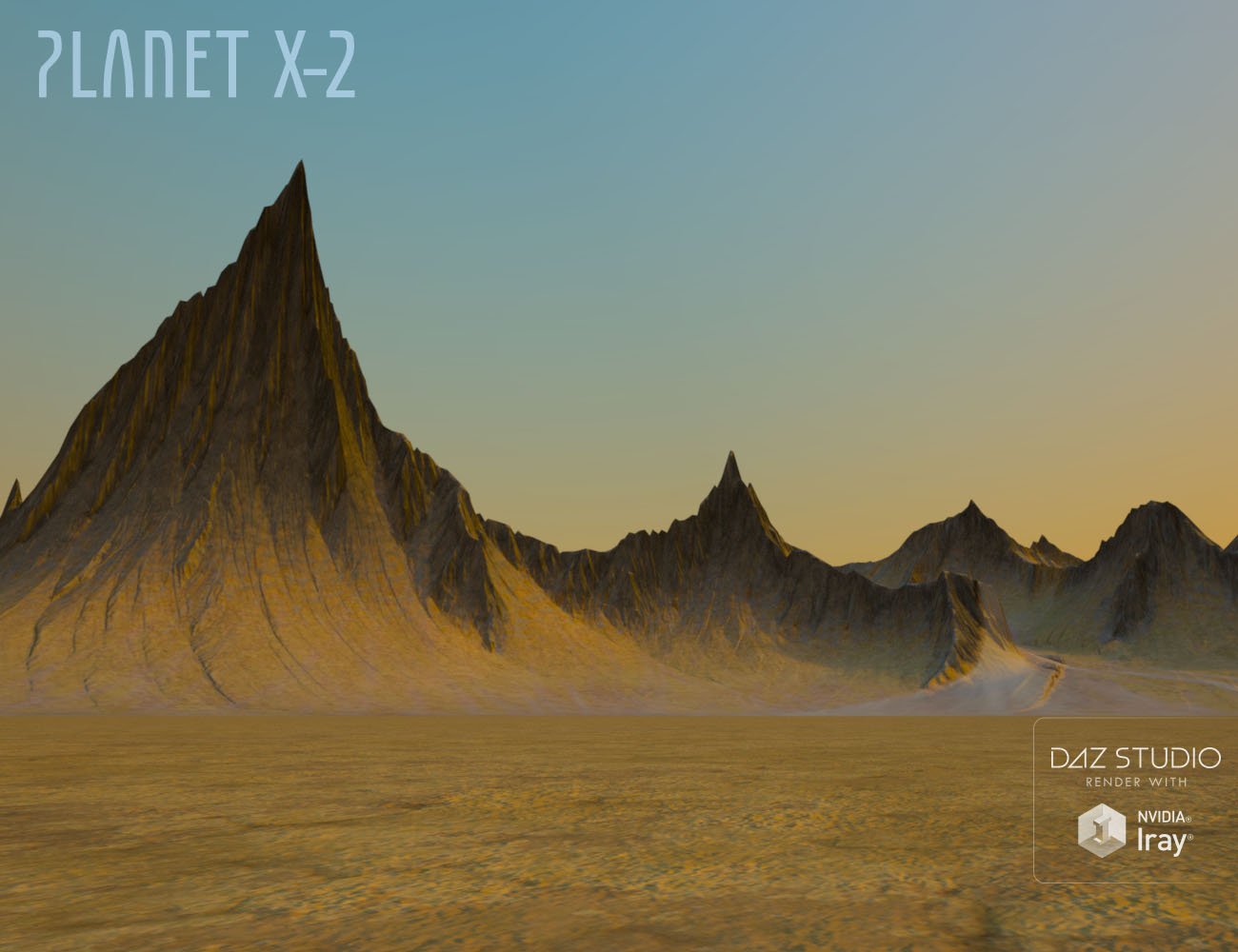 Planet X-2 and HDRI by: bitwelder, 3D Models by Daz 3D
