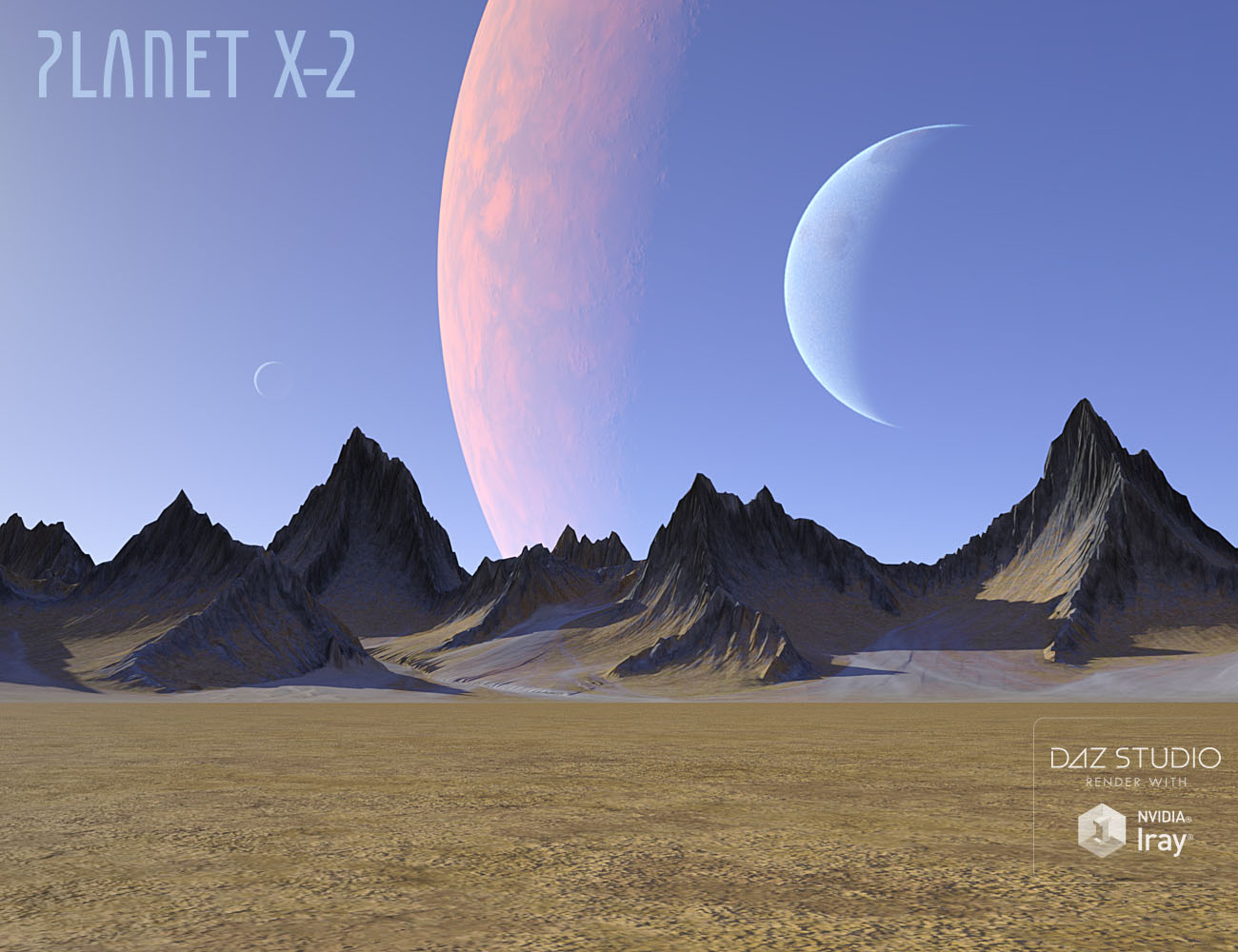 Planet X-2 and HDRI by: bitwelder, 3D Models by Daz 3D