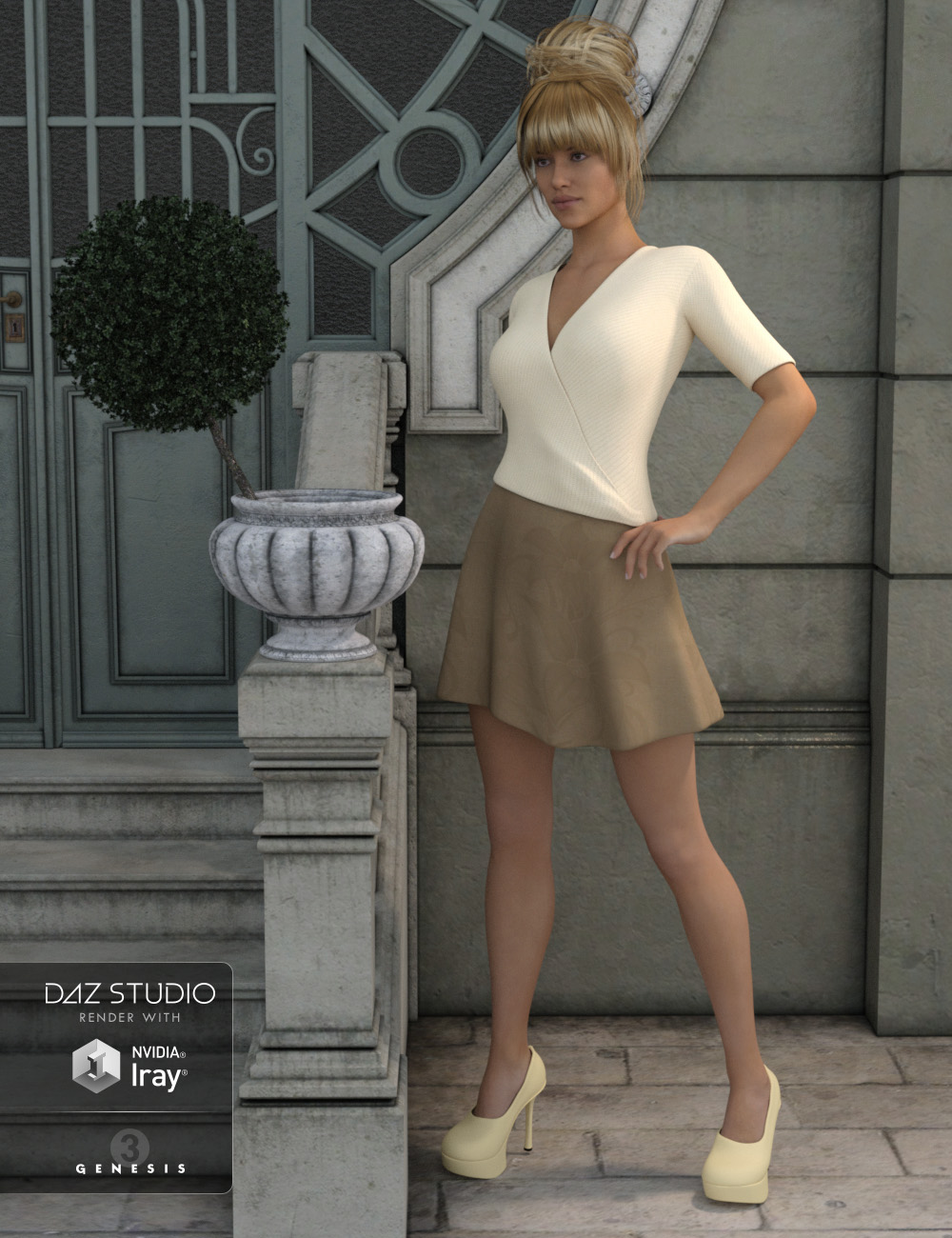 Flair Outfit for Genesis 3 Female(s) by: Amaranth, 3D Models by Daz 3D