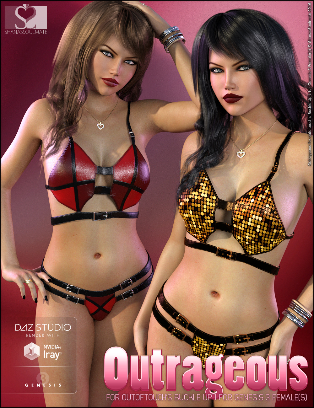 Buckle Up 01 Outrageous Textures by: ShanasSoulmate, 3D Models by Daz 3D