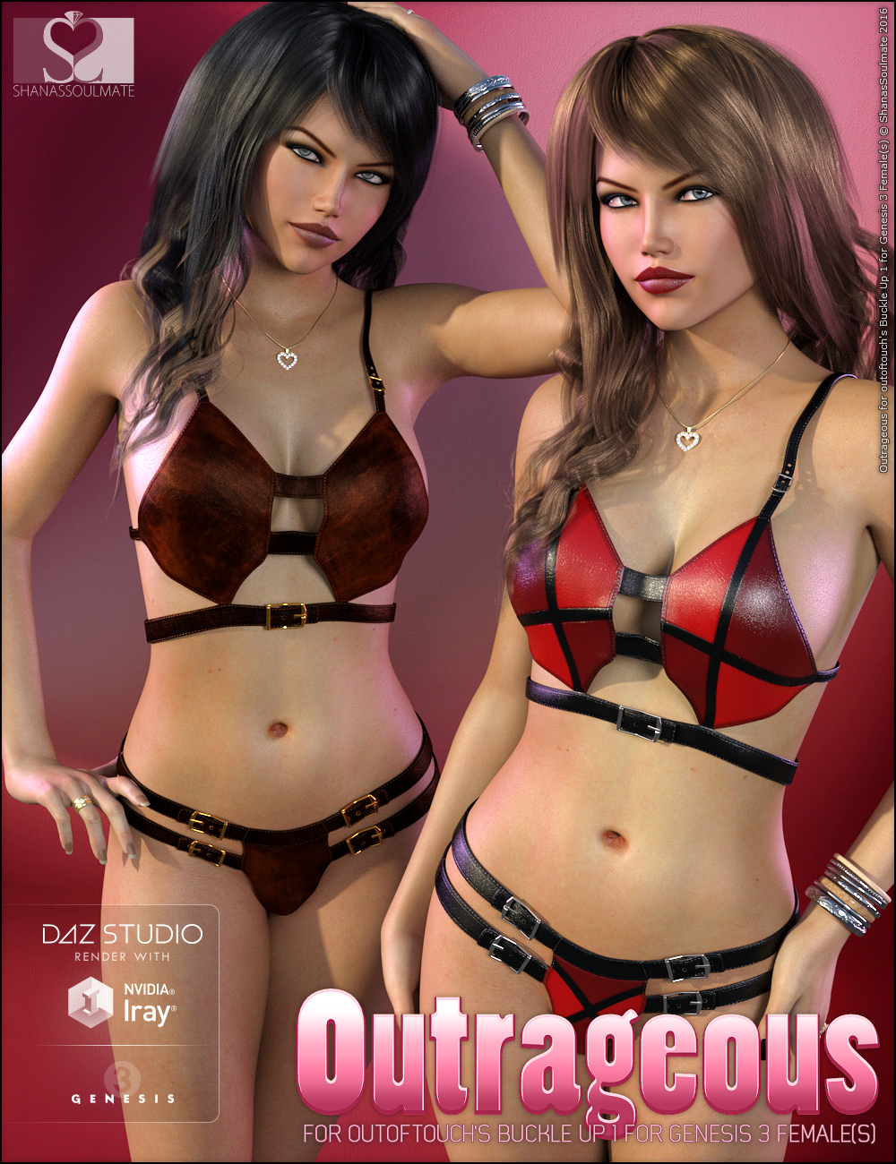 Buckle Up 01 Outrageous Textures by: ShanasSoulmate, 3D Models by Daz 3D