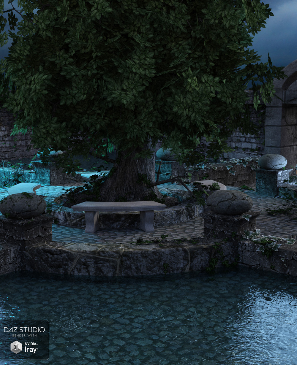 Fantasy Waterway by: Lilflame, 3D Models by Daz 3D
