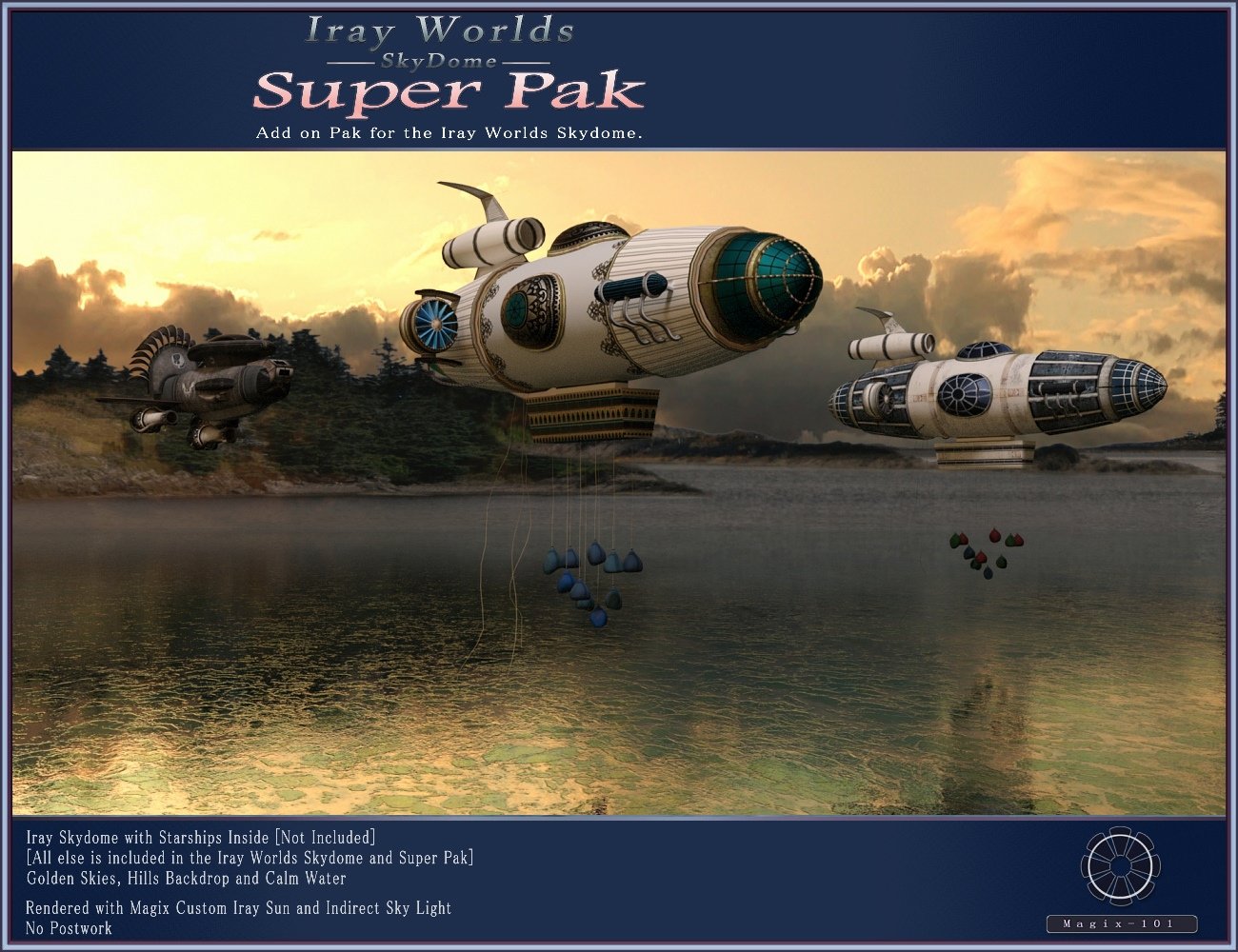 Iray SkyDome Super PAK by: Magix 101, 3D Models by Daz 3D