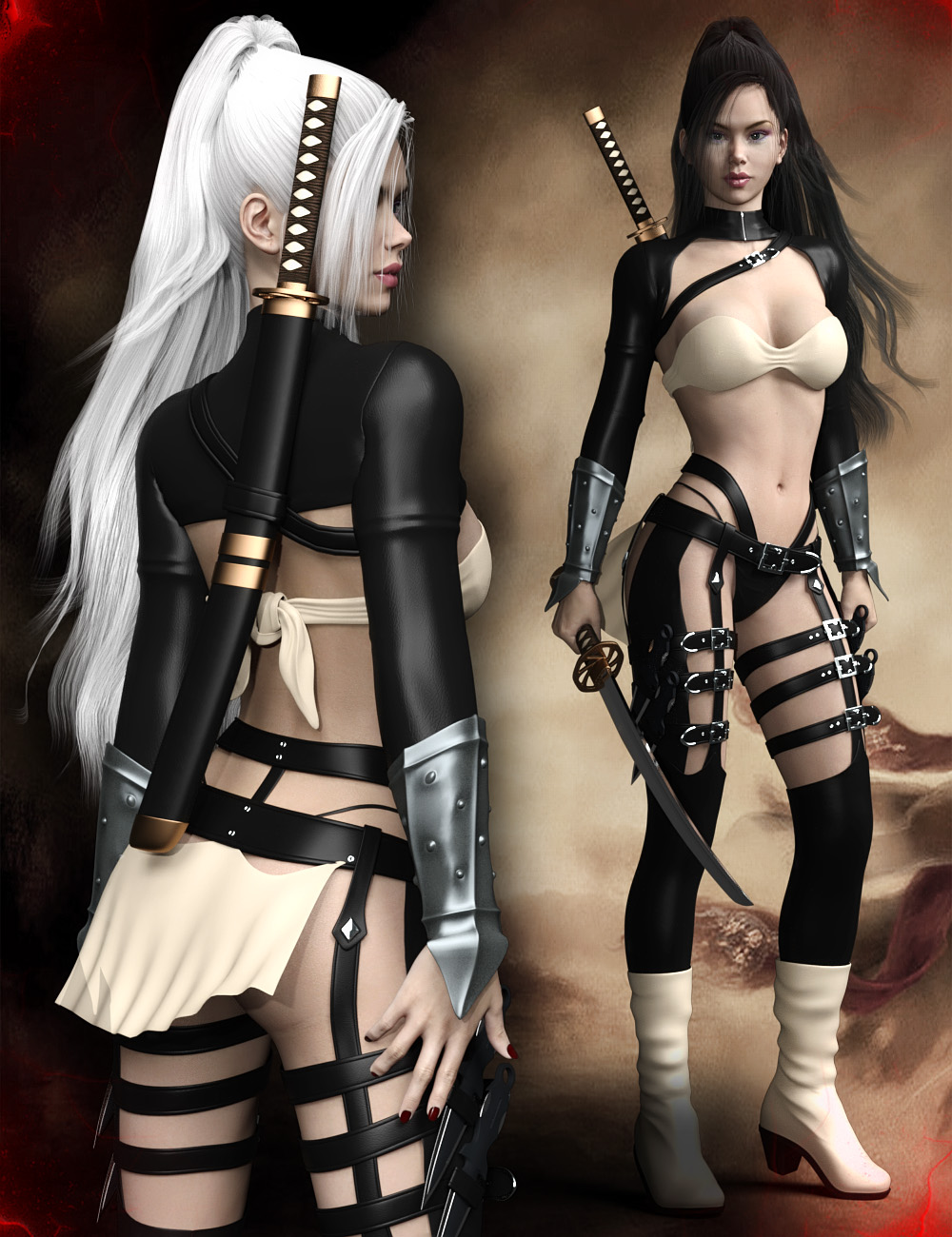 Samurai for Genesis 3 Female(s) Samurai for Genesis 3 Female(s) by: Pretty3D, 3D Models by Daz 3D