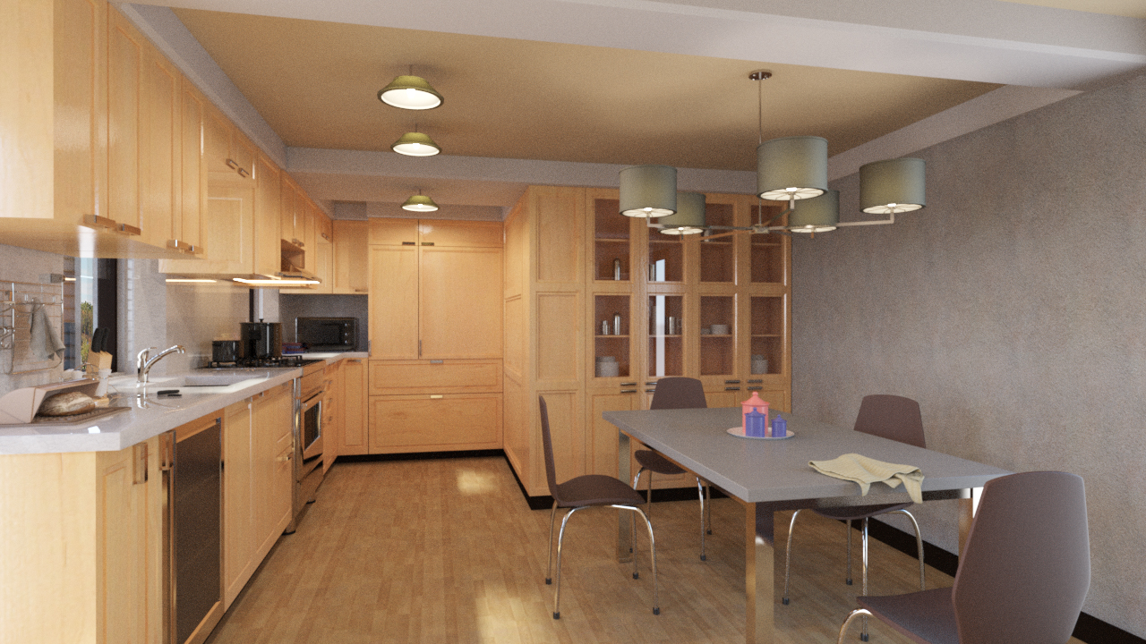 Urban Kitchen Urban Kitchen by: PerspectX, 3D Models by Daz 3D