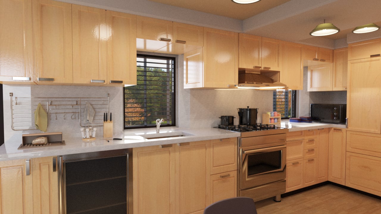 Urban Kitchen Urban Kitchen by: PerspectX, 3D Models by Daz 3D