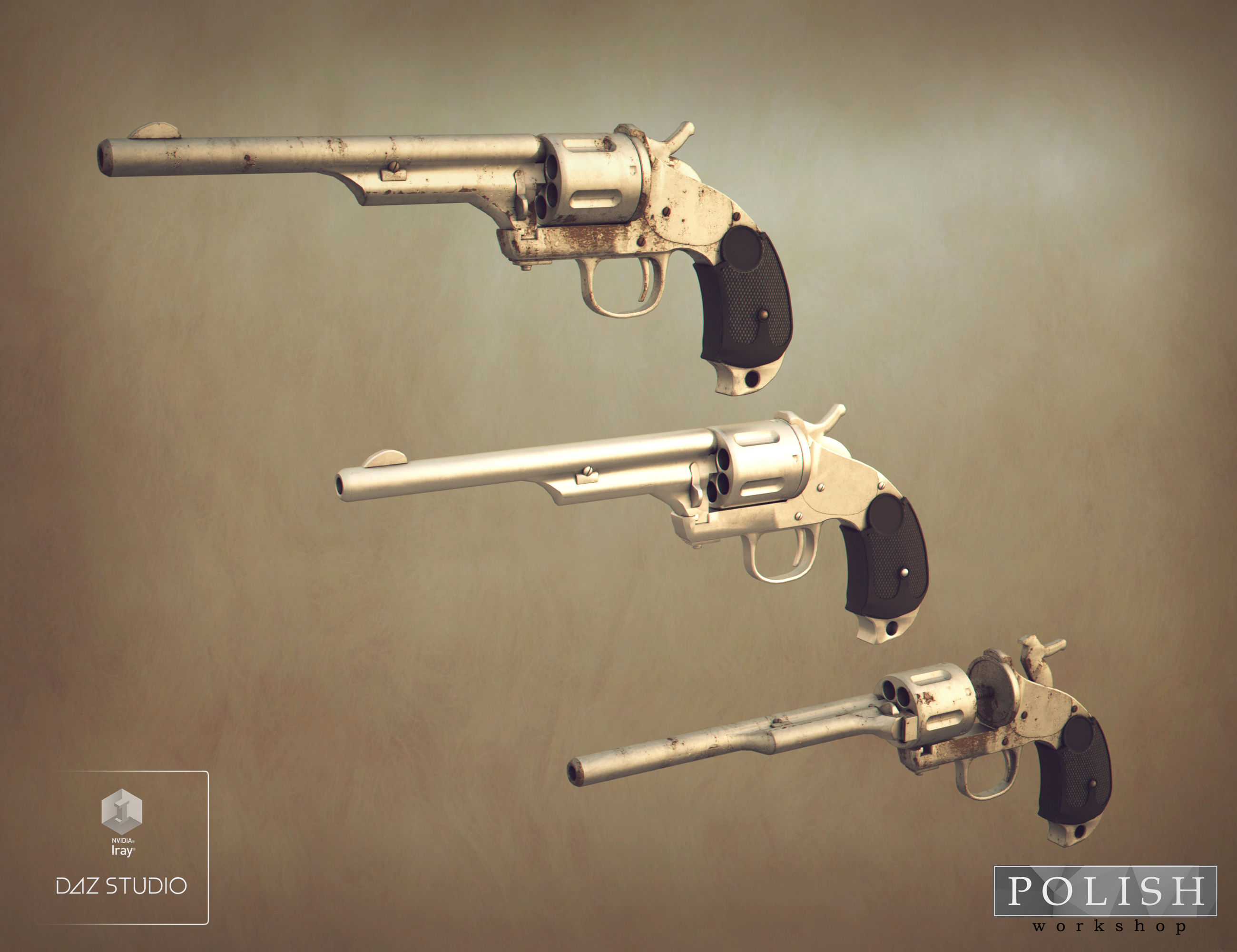 Western Weapon Collection by: Polish, 3D Models by Daz 3D