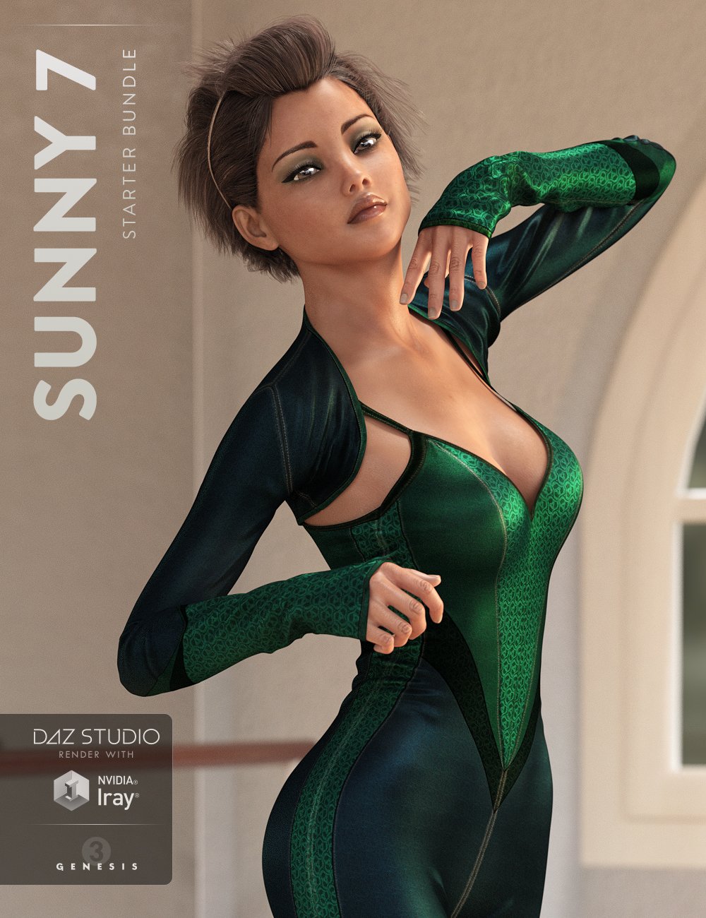 Sunny 7 Starter Bundle by: , 3D Models by Daz 3D