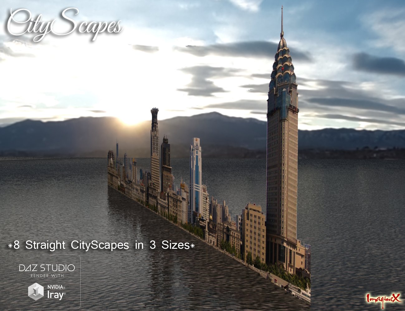 CityScapes Backdrops by: ImagineX, 3D Models by Daz 3D
