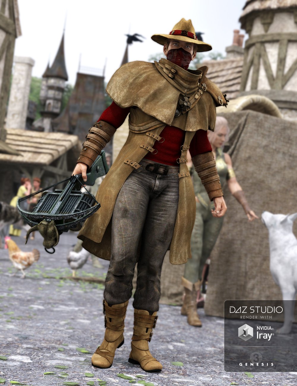 Dragoh Outfit Textures by: Sarsa, 3D Models by Daz 3D