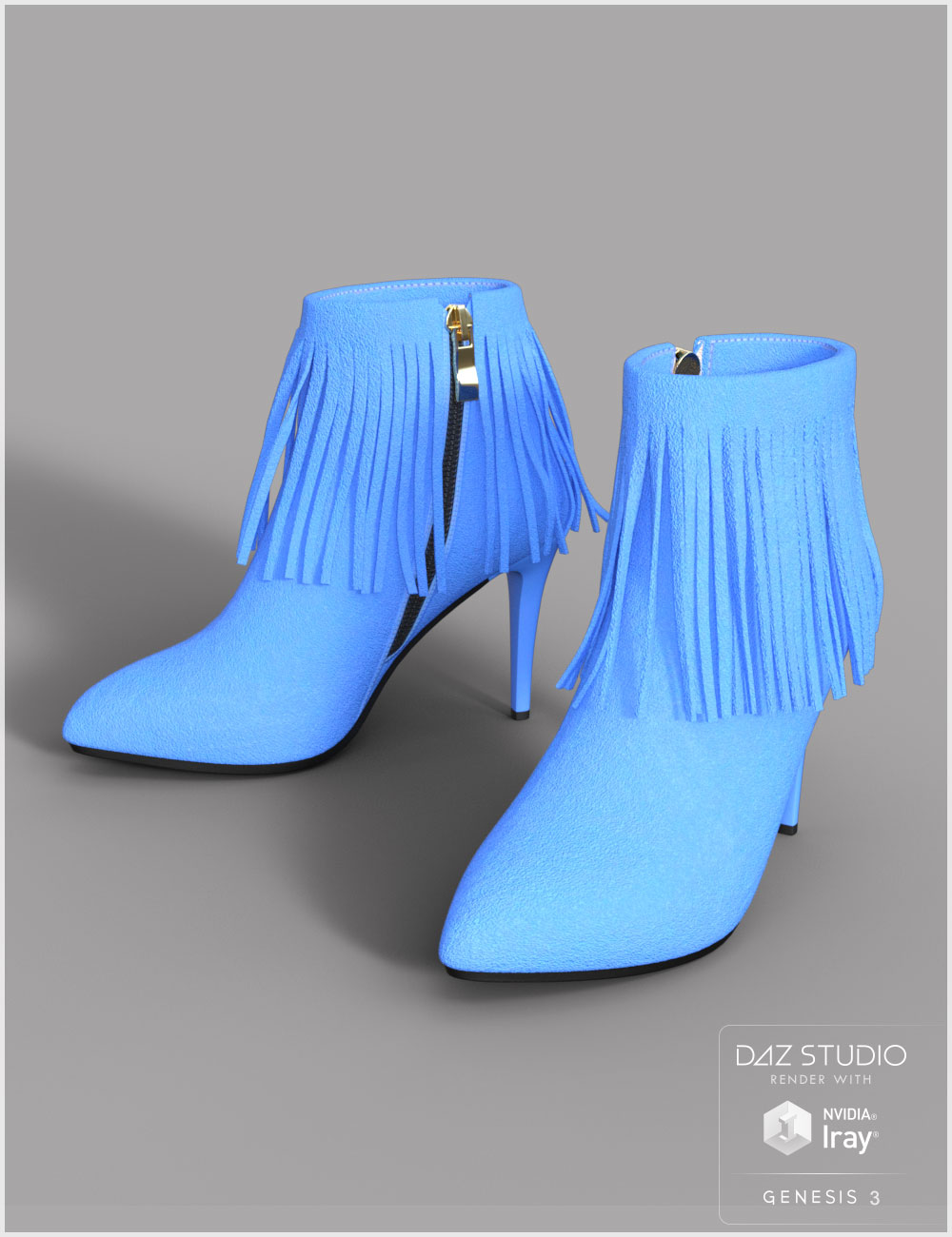 Modern Heel for Genesis 2 & 3 Female(s) by: Cute3D, 3D Models by Daz 3D