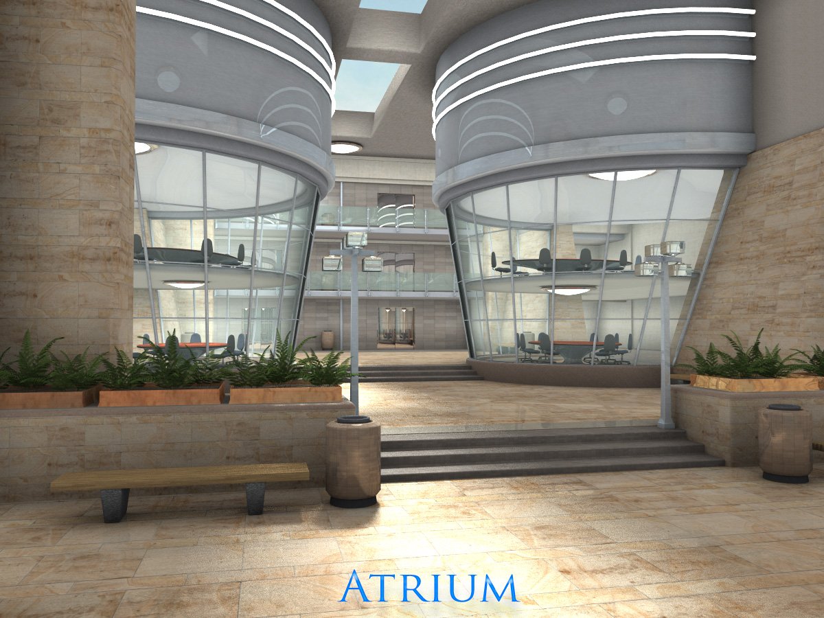 1stBastion's Atrium 1stBastion's Atrium by: FirstBastion, 3D Models by Daz 3D