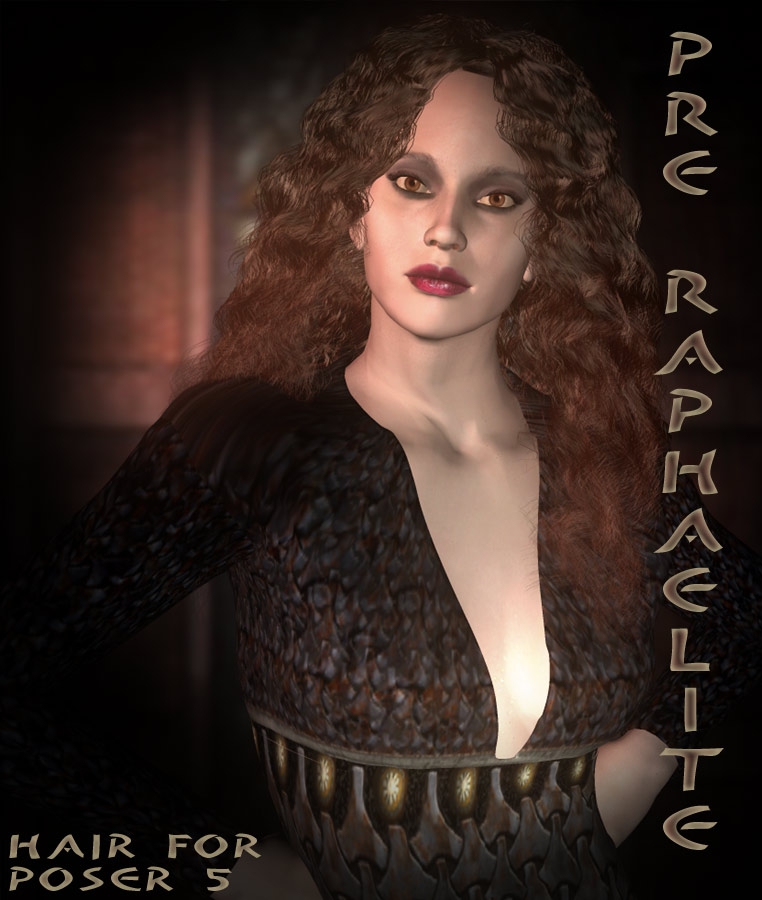 DNA P5 Pre-Raphaelite Hair by: Colm JacksonRuntimeDNASyyd, 3D Models by Daz 3D