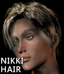 DNA P5 Naughty Nikki Hair For Victoria by: Colm JacksonRuntimeDNASyyd, 3D Models by Daz 3D