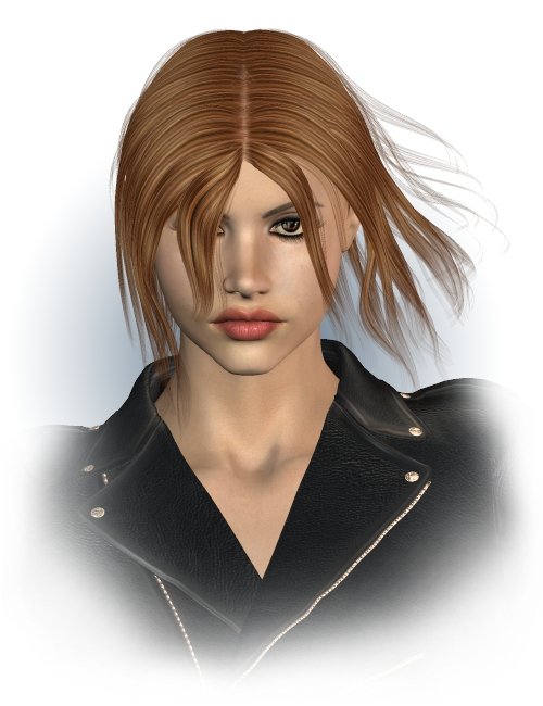 Erin Hair by: Lisbeth N, 3D Models by Daz 3D