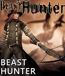 Beast Hunter Clothing/Texture Pack for M3 by: Colm JacksonRuntimeDNASyyd, 3D Models by Daz 3D