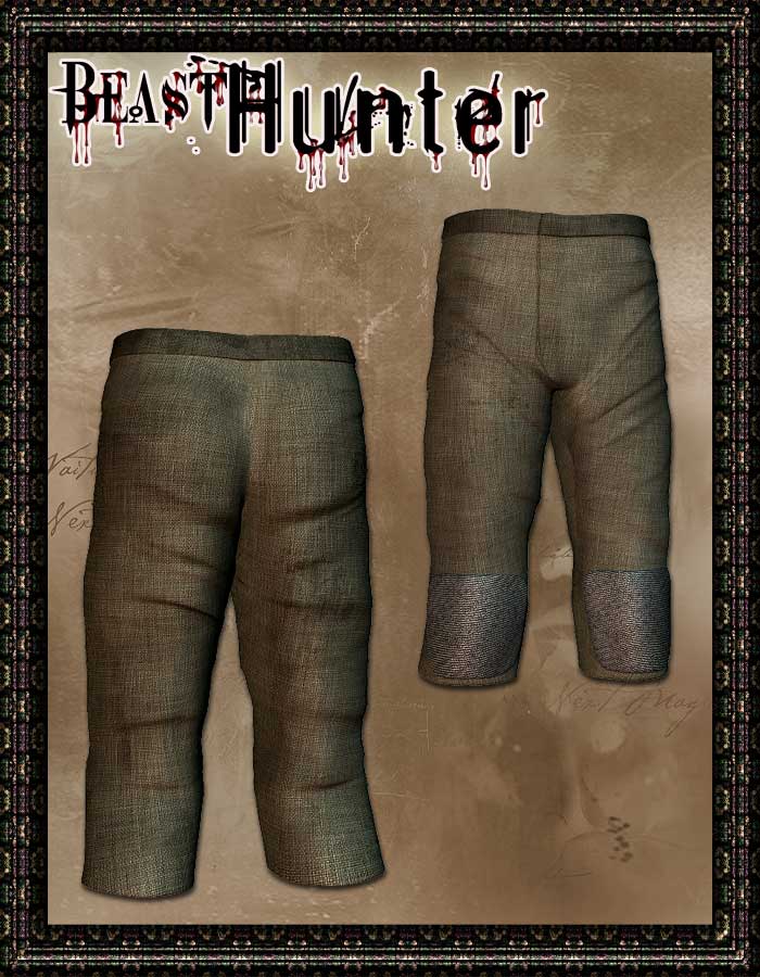 Beast Hunter Clothing/Texture Pack for M3 by: Colm JacksonRuntimeDNASyyd, 3D Models by Daz 3D
