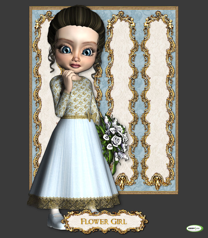 Flower Girl Dress for Kiki Flower Girl Dress for Kiki by: Anna BenjamindgliddenRuntimeDNA, 3D Models by Daz 3D