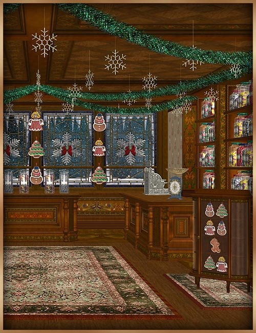 Redhouse Sweet Shoppe by: Jack Tomalin, 3D Models by Daz 3D