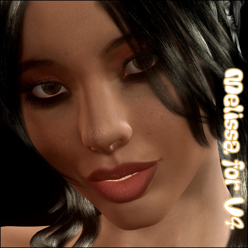 Melissa for V4 by: Nathy DesignRuntimeDNA, 3D Models by Daz 3D