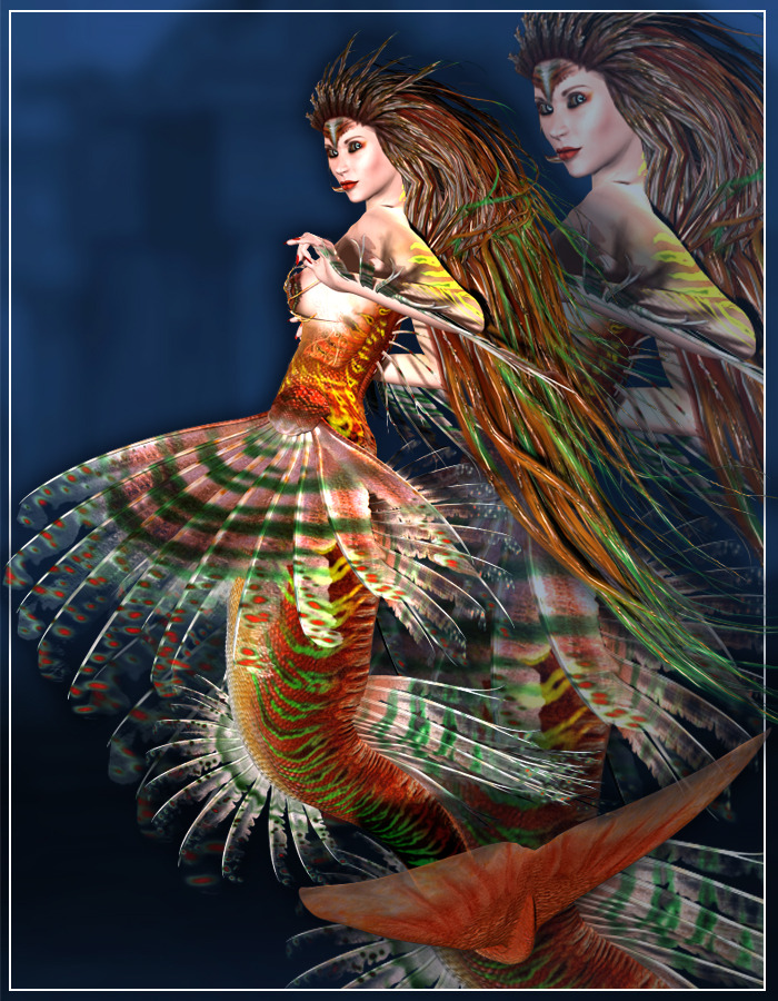 SeaFolk mertails and fins for V4 and A4 SeaFolk mertails and fins for V4 and A4 by: ArkiRuntimeDNA, 3D Models by Daz 3D