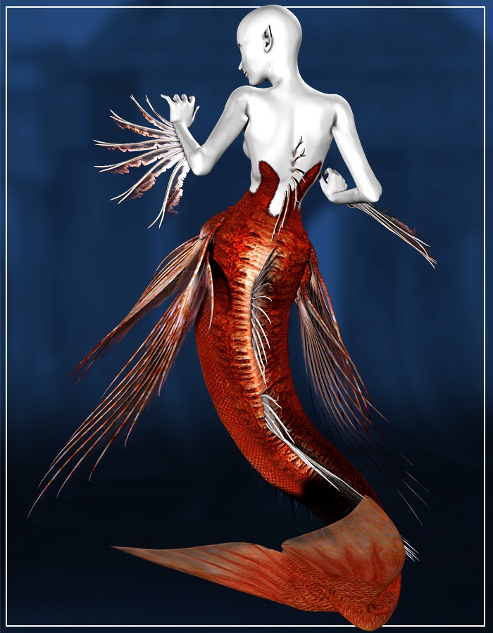 SeaFolk mertails and fins for V4 and A4 SeaFolk mertails and fins for V4 and A4 by: ArkiRuntimeDNA, 3D Models by Daz 3D