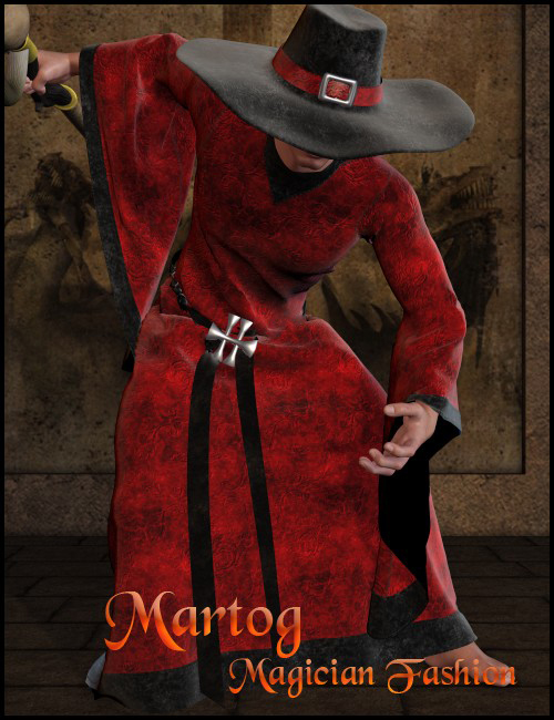 Martog, the magician fashion for M4 by: Nathy DesignRuntimeDNA, 3D Models by Daz 3D