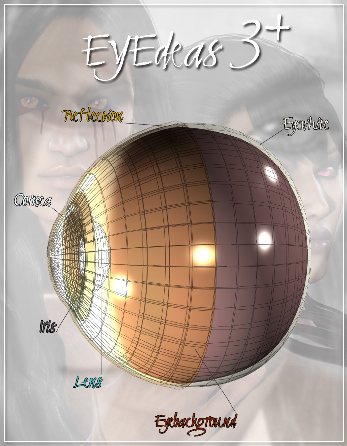 EYEdeas 3+ - Vol. 02 - Fantasy 1 by: ArkiRuntimeDNA, 3D Models by Daz 3D