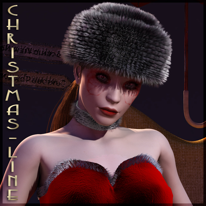 Christmas Line for V4 Christmas Line for V4 by: Nathy DesignRuntimeDNA, 3D Models by Daz 3D
