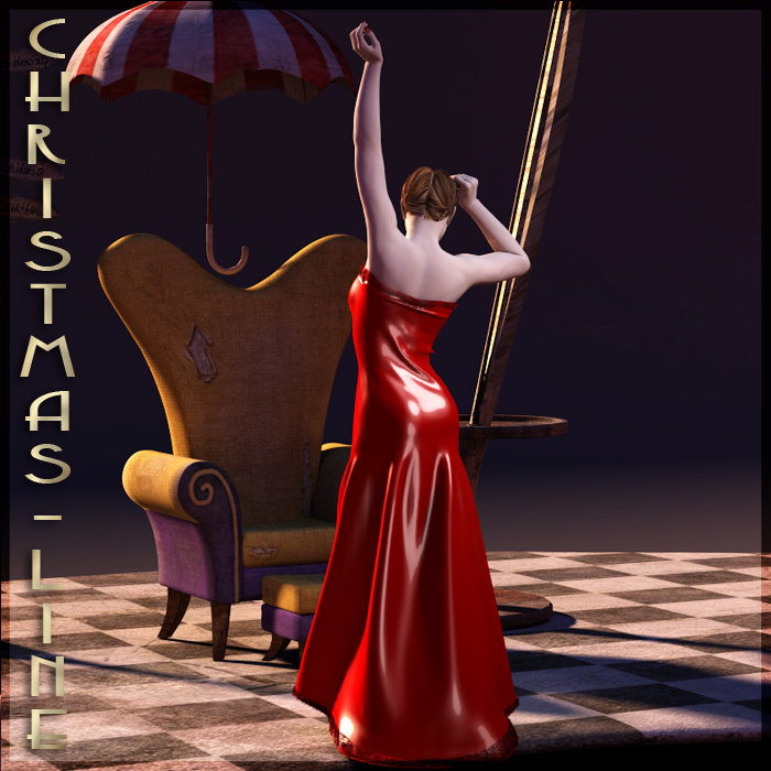 Christmas Line for V4 Christmas Line for V4 by: Nathy DesignRuntimeDNA, 3D Models by Daz 3D