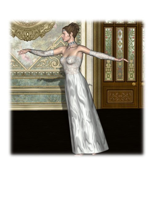 Lone Dancer for Victoria 3 by: Digiport, 3D Models by Daz 3D