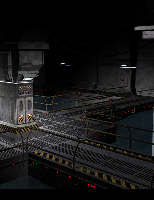 ACF_L20 'Aquatic Containment Facility' | Daz 3D