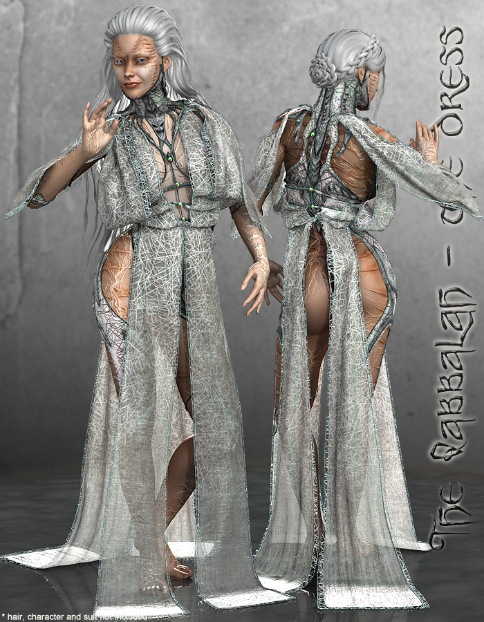 The Qabbalah dress by: ArkiRuntimeDNA, 3D Models by Daz 3D