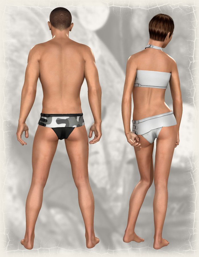 The Pod - the undergear for Victoria 4 and Michael 4 by: ArkiRuntimeDNA, 3D Models by Daz 3D