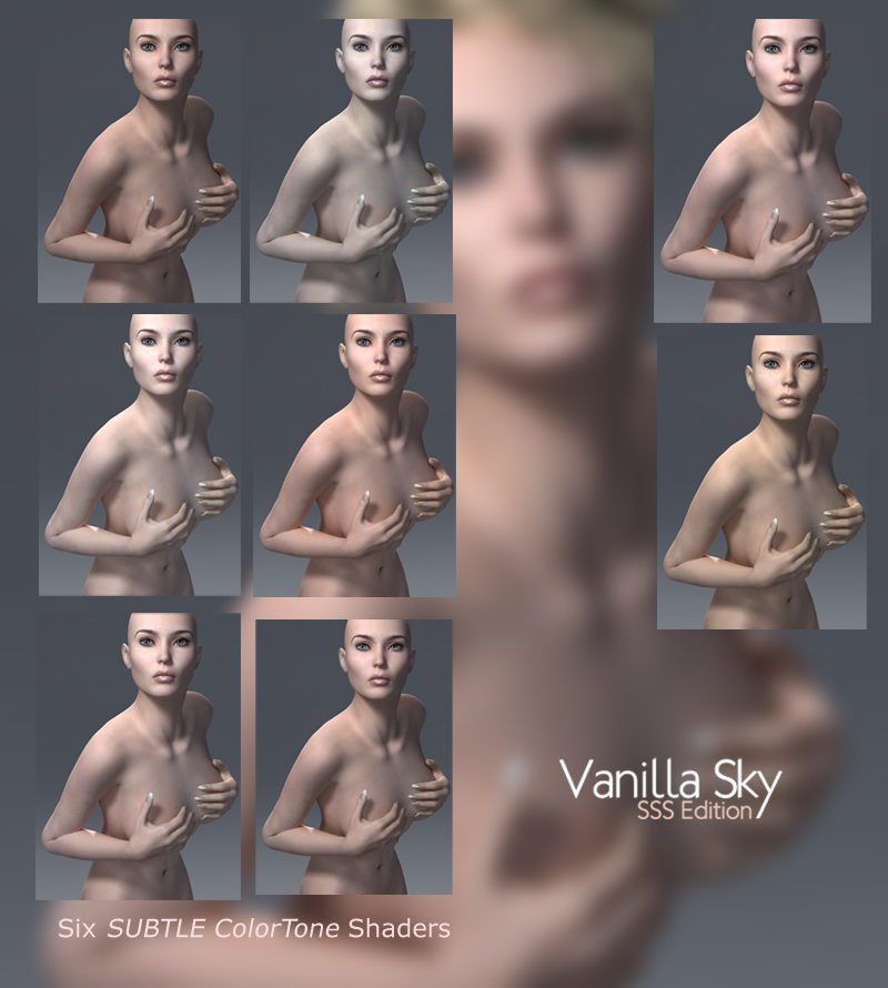 Vanilla Sky SSS Upgrade by: TravelerRuntimeDNASyyd, 3D Models by Daz 3D