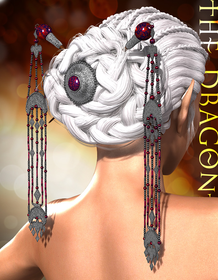 The DragonBraid for Victoria 4 by: ArkiRuntimeDNA, 3D Models by Daz 3D
