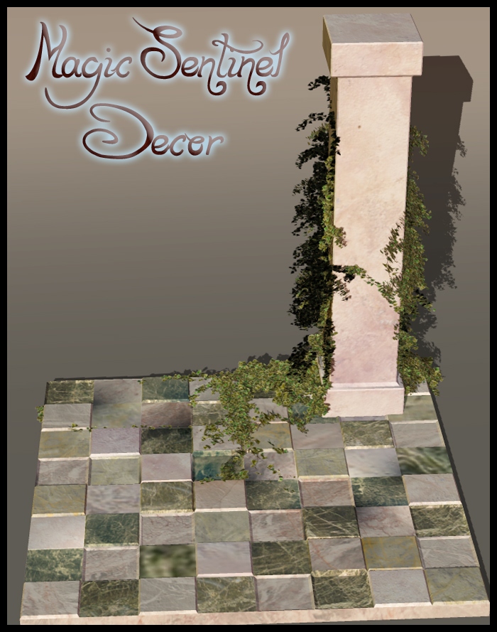 Magic Sentinel Decor Magic Sentinel Decor by: Nathy DesignRuntimeDNA, 3D Models by Daz 3D