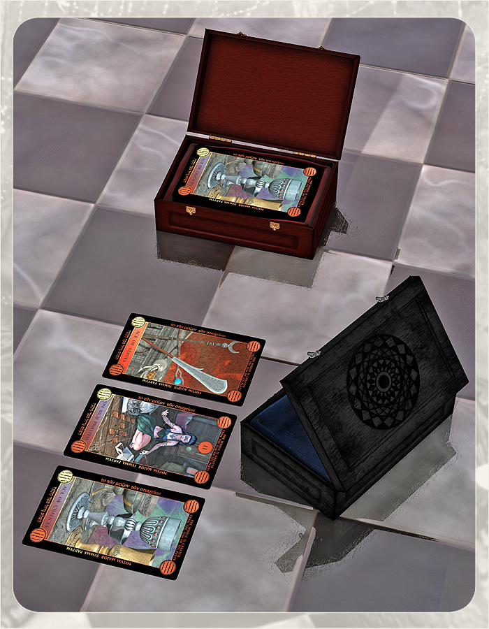 The Tarot Set by: ArkiRuntimeDNA, 3D Models by Daz 3D
