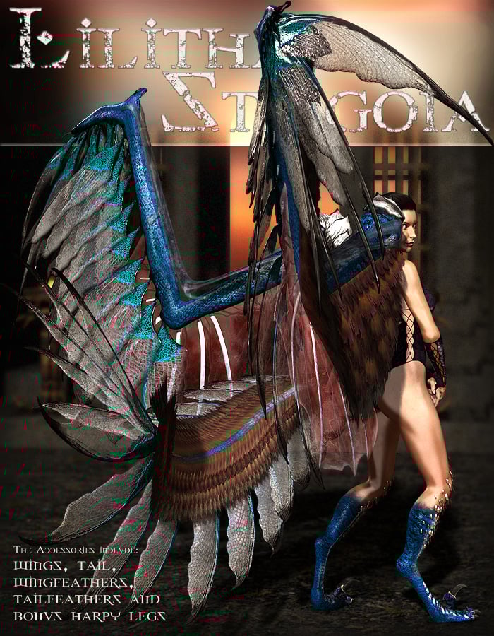 The Lilithai Strigoia Accessories The Lilithai Strigoia Accessories by: ArkiRuntimeDNA, 3D Models by Daz 3D