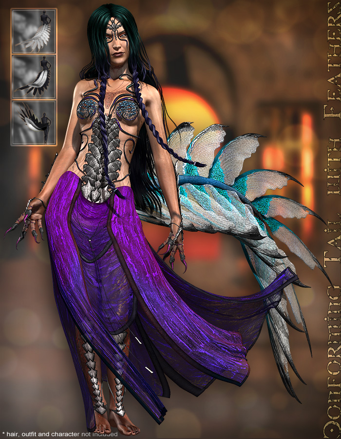 The Lilithai Strigoia Accessories by: ArkiRuntimeDNA, 3D Models by Daz 3D