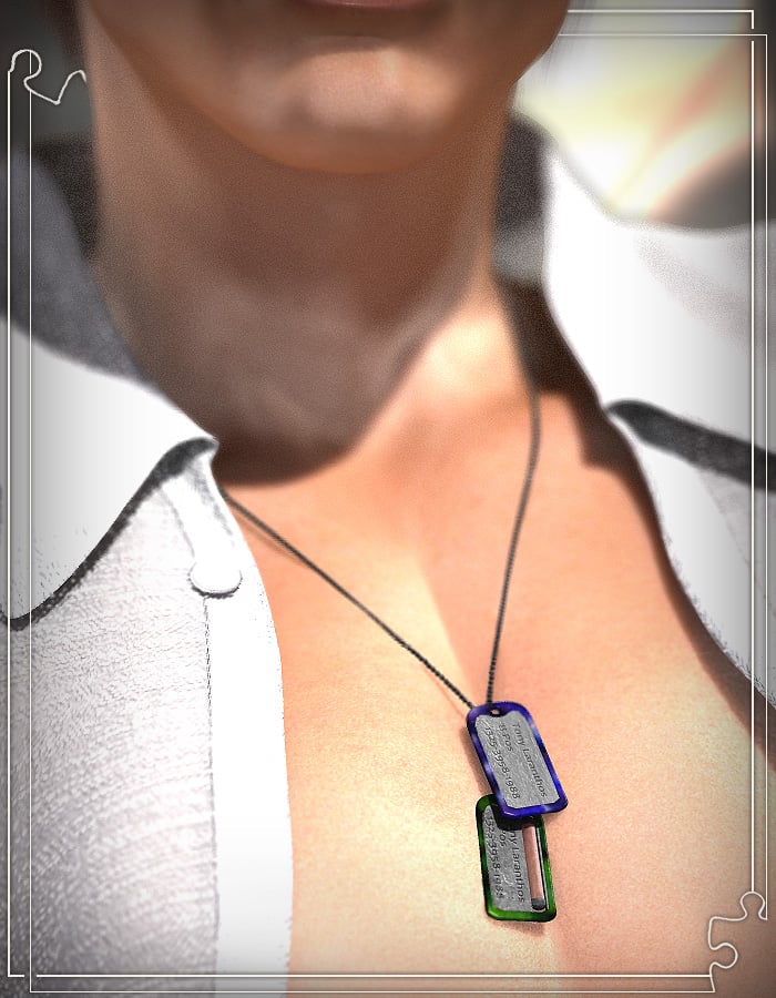 Bits 'n Pieces - Dogtags and Chain free material settings by: ArkiRuntimeDNA, 3D Models by Daz 3D