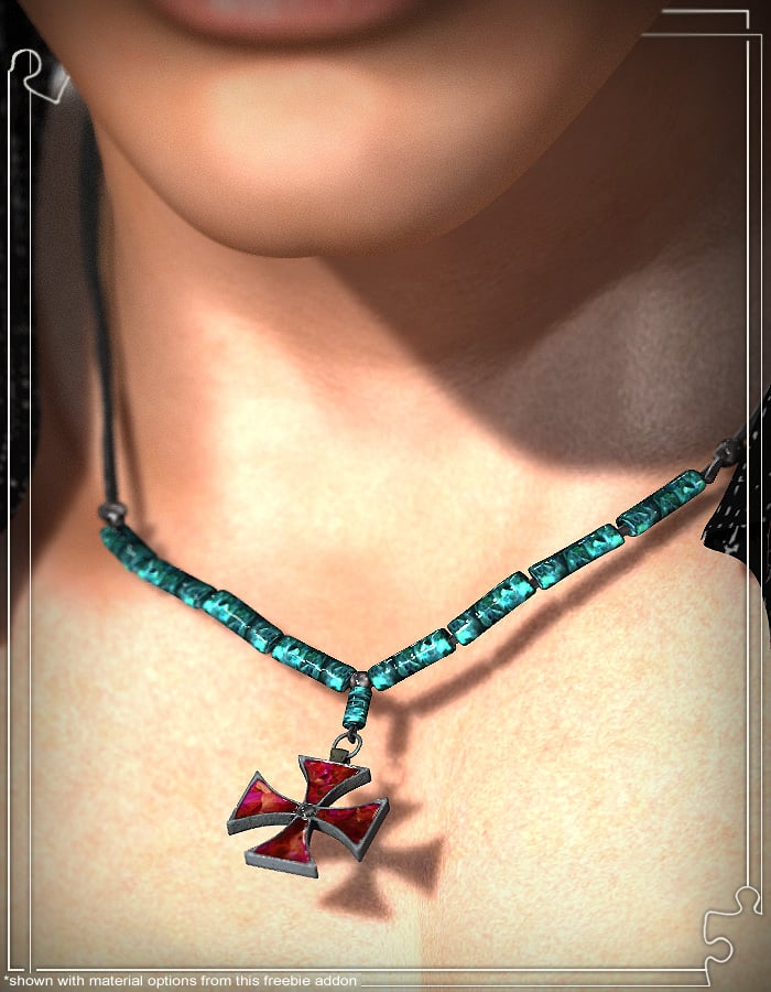 Bits 'n Pieces - Necklace and Pendants free material settings by: ArkiRuntimeDNA, 3D Models by Daz 3D