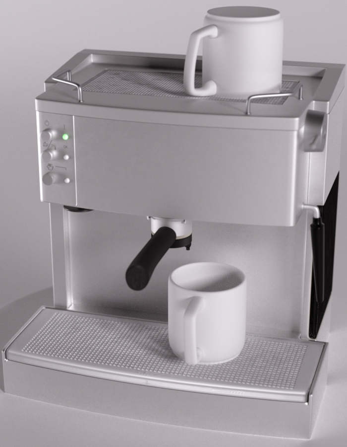 Espresso Machine Espresso Machine by: dgliddenRuntimeDNA, 3D Models by Daz 3D