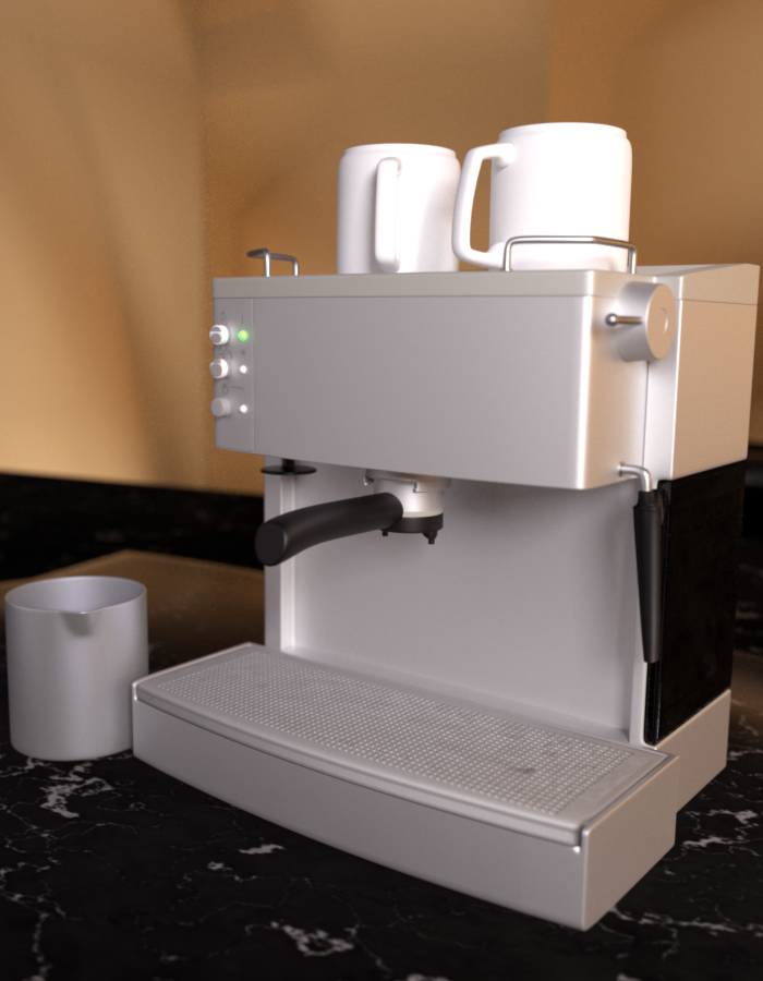 Espresso Machine by: dgliddenRuntimeDNA, 3D Models by Daz 3D